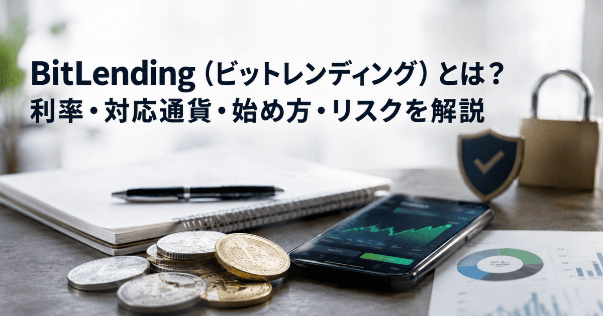 BitLending（ビットレンディング）とは？利率・対応通貨・始め方・リスクを解説