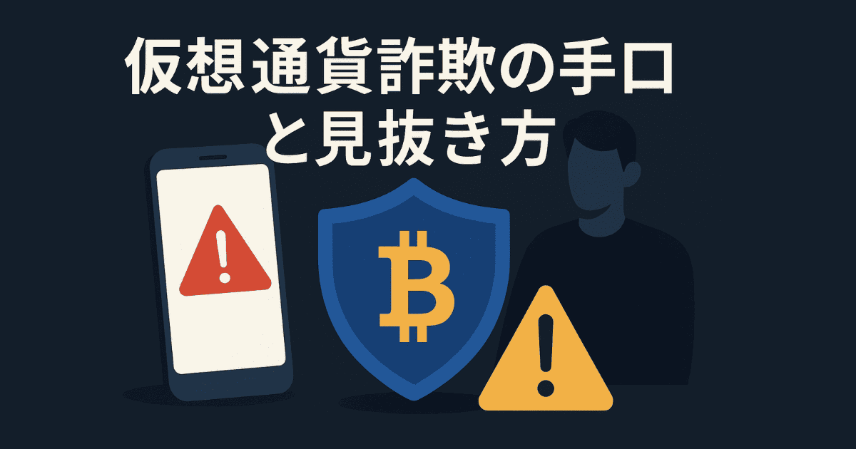 仮想通貨詐欺の代表的な手口と見抜き方、安全に使うための基本対策を初心者向けにやさしく解説。危険サインと具体的な守り方がこの記事だけで分かります。