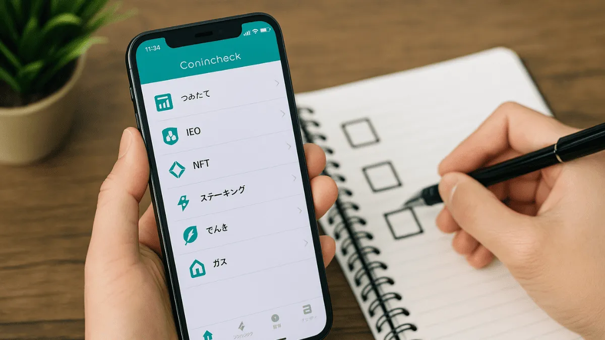 コインチェックのサービスを選ぶときのチェックポイント