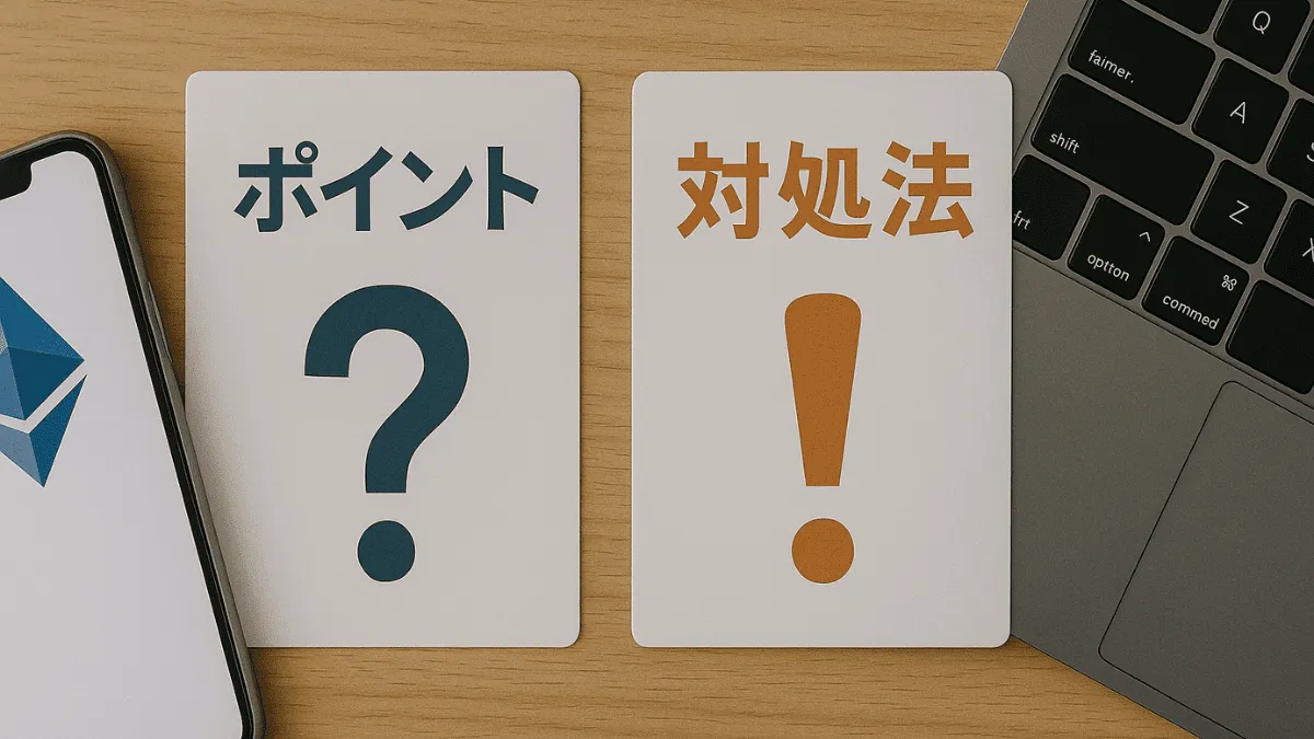 NFT初心者がつまずきやすいポイントと対処法