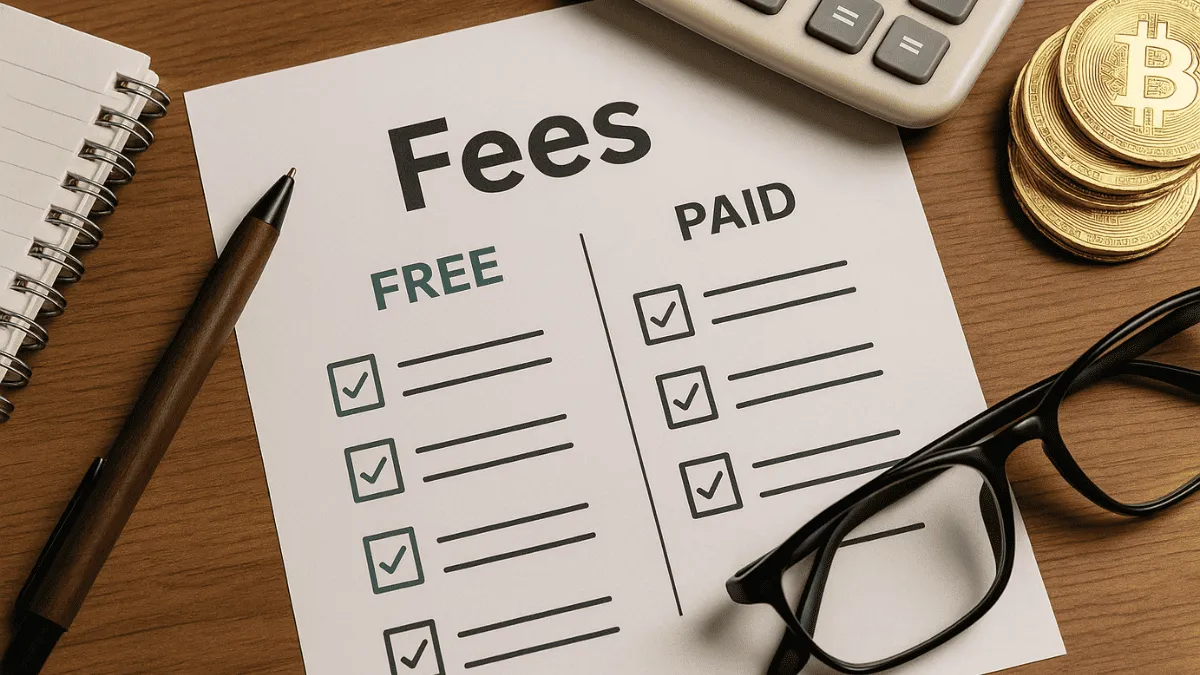 みんなのコインの手数料一覧｜どこまで無料でどこから有料か