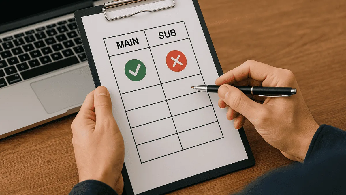 みんなのコインをメイン／サブにする判断軸