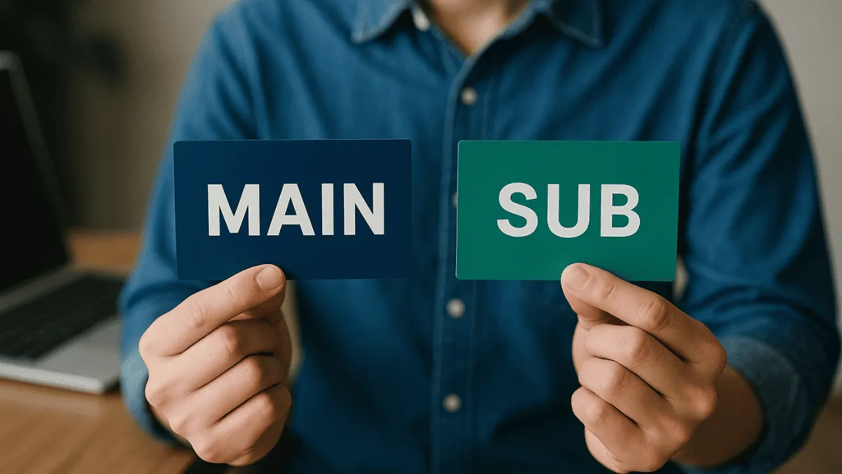 タイプ別おすすめの口座組み合わせ｜メイン＆サブの現実的プラン