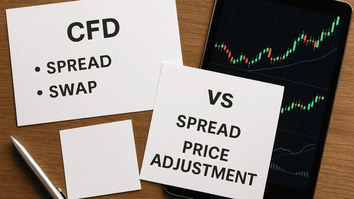 コスト構造の違い｜スプレッド＋スワップ vs スプレッド＋価格調整