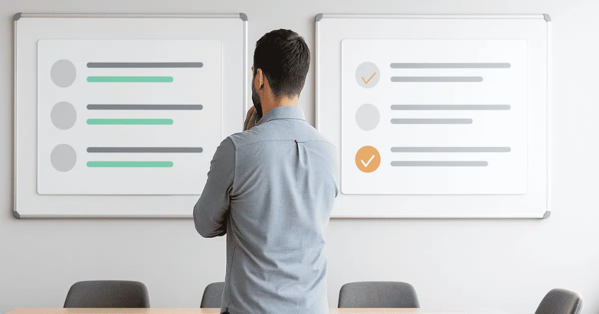 検討している様子